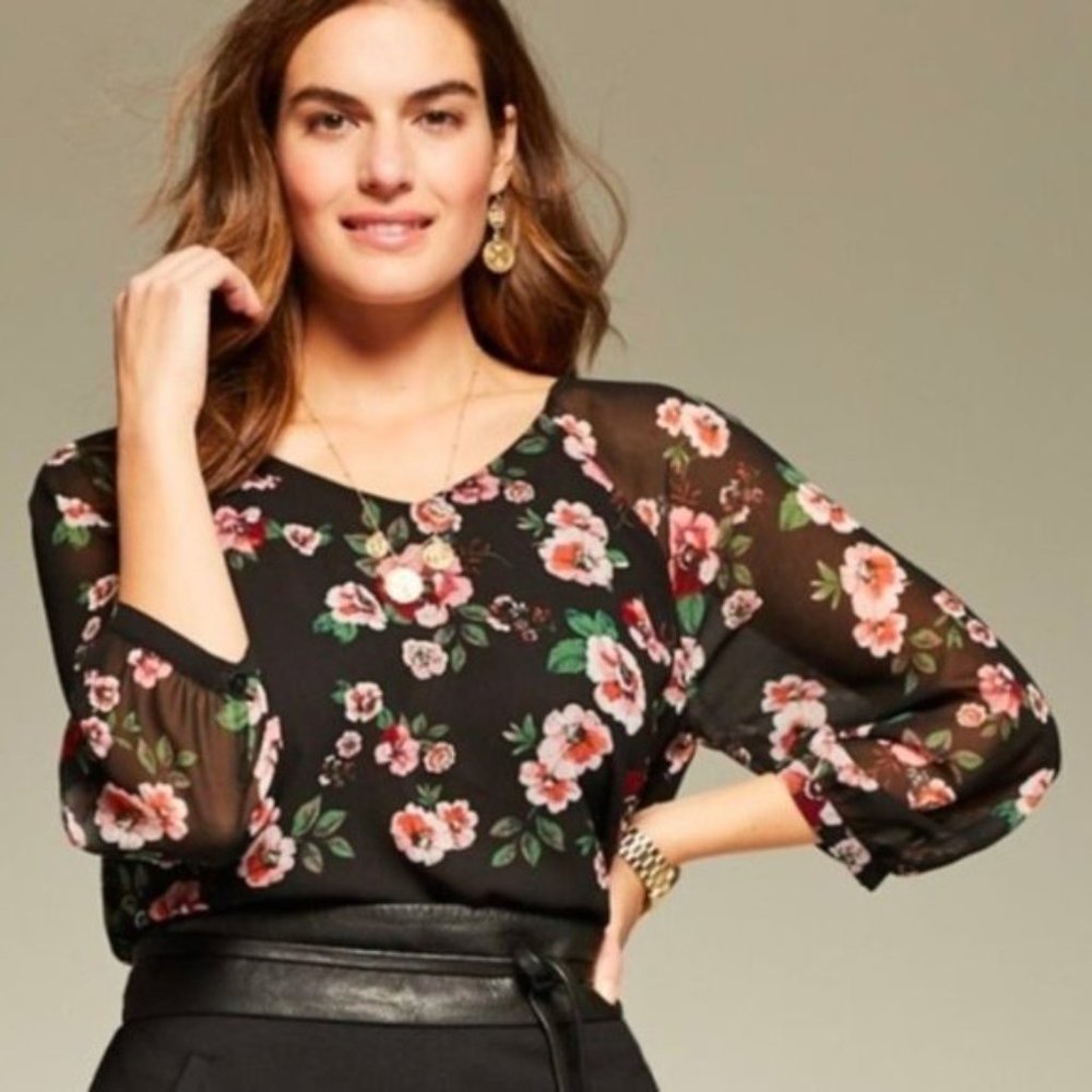 CAbi Garden Blouse, Medium